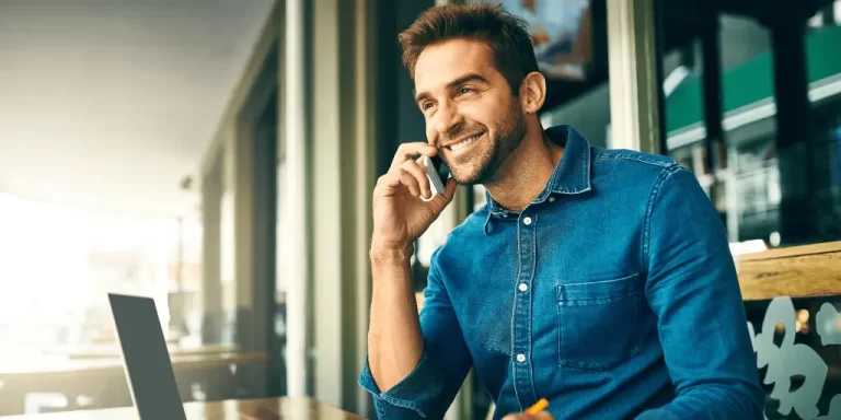 businessman on the phone