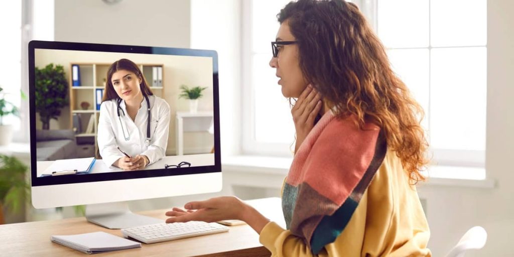 hero image representing a blog post about telehealth outsourcing