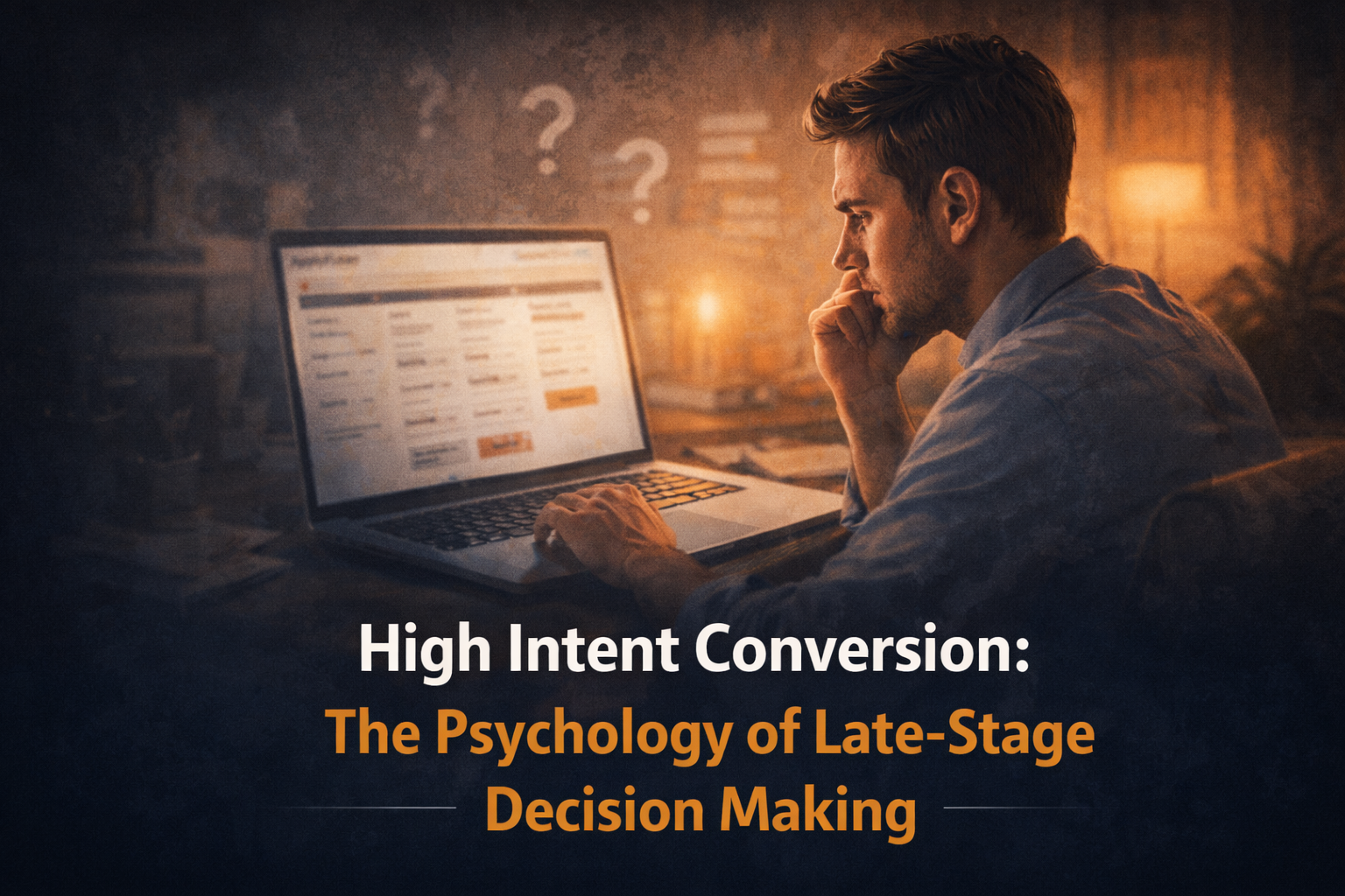 High Intent Conversion: The Psychology of Late-Stage Decision Making