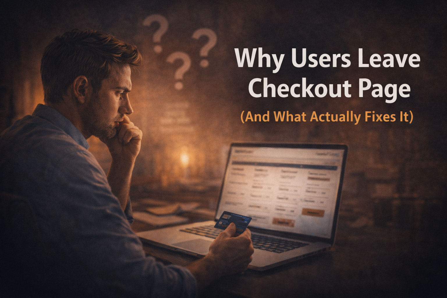 Why Users Leave Checkout Page (And What Actually Fixes It)