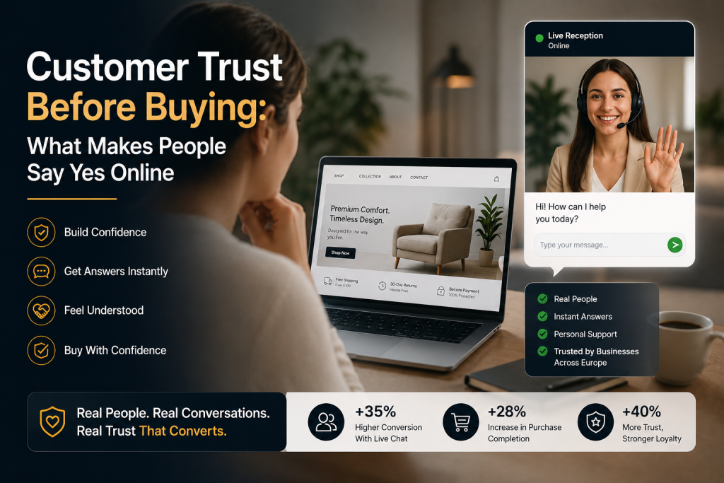 Customer Trust Before Buying: What Makes People Say Yes Online